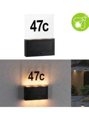 Výprodej Paulmann Neda LED osvětlení čísla domu solární