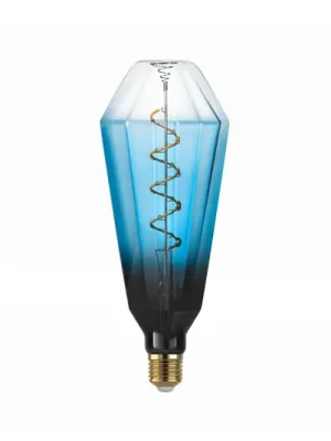 LED žárovka E27 4W T100 2 000K žhavicí vlákno modrá tlumená Novinka