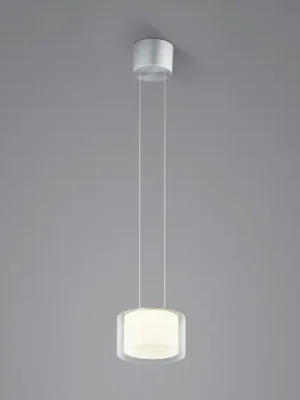 Autentický BANKAMP Grand Clear LED závěsné světlo, 1fl, Ø 20 cm