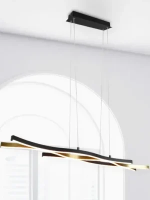Super Cena Závěsné svítidlo Blaze LED, CCT, stmívatelné, mosazné provedení