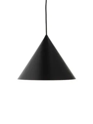 Značkový Závěsné svítidlo FRANDSEN Benjamin, Ø 30 cm, černá barva