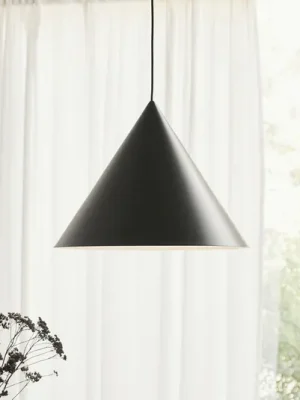Kup Teď Závěsné svítidlo FRANDSEN Benjamin, Ø 46 cm, černá barva