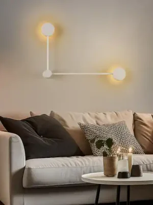 Nástěnné světlo Orbit II 20/40, bílá, dva zdroje Nejlepší Cena