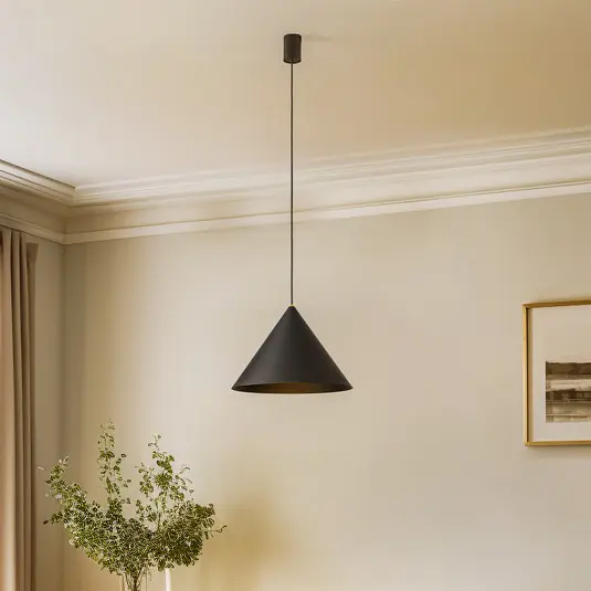 Odeslání Ihned Závěsné světlo Zenith M, černé, Ø 35 cm