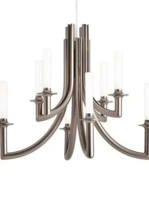 Kartell Khan lustr, Ø 77 cm bronzová matná Oblíbený