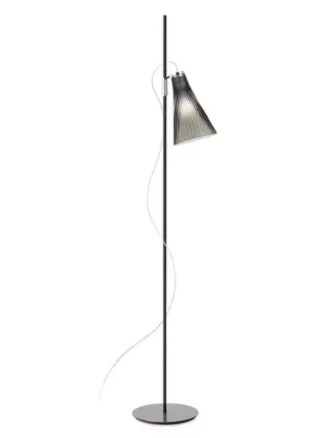 Nová Kolekce Kartell K-Lux stojací lampa, 1 světlo, černá/šedá