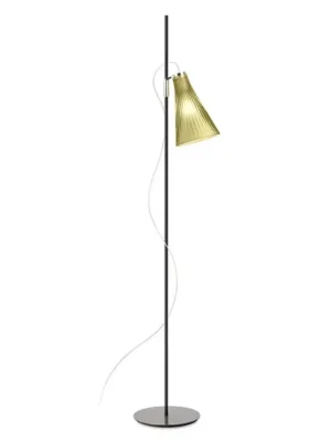 Kartell K-Lux stojací lampa, 1 světlo, černá/zelená Sleva