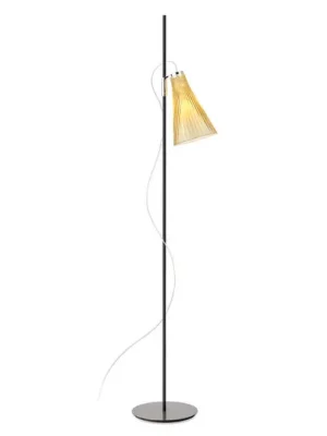 Kartell K-Lux stojací lampa, 1 světlo, černá/žlutá Autentický