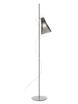Kartell K-Lux stojací lampa, 1 světlo, šedá/kouřová Značkový