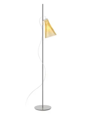 Kartell K-Lux stojací lampa, 1 světlo, šedá/žlutá Nejprodávanější