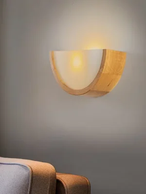 Speciální Cena Envostar Kerio nástěnné světlo, 27,5 cm, dub přírodní