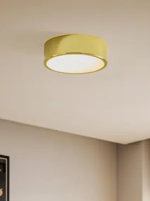 Akční Cena Stropní světlo Kimban z kovu, Ø 26 cm, zlaté