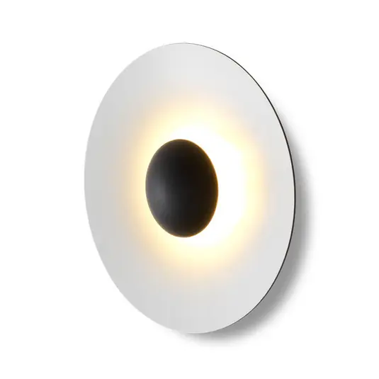 MARSET Ginger 20C LED nástěnné svítidlo Ø20cm dub/bílá Cenově Výhodný