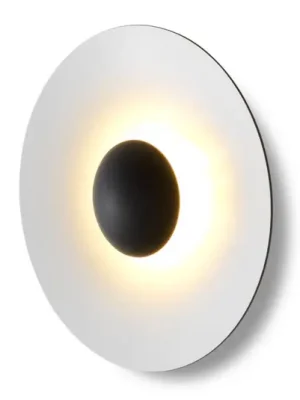 MARSET Ginger 32C LED nástěnné svítidlo Ø32cm hnědá/bílá Omezená Nabídka