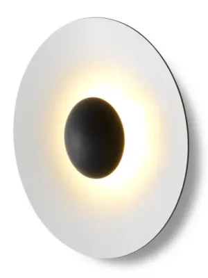 MARSET Ginger 32C LED nástěnné Ø32cm černá/bílá Vysoce Kvalitní