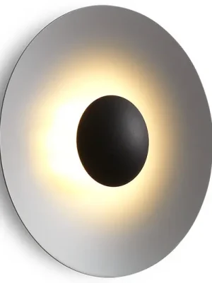 MARSET Ginger 42C LED nástěnné světlo Ø42cm šedá Autentický