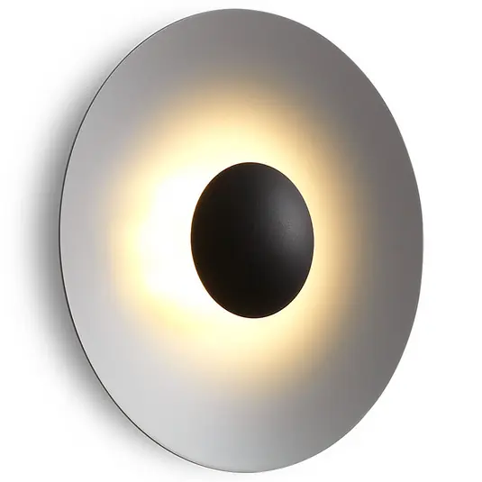 MARSET Ginger 42C LED nástěnné světlo Ø42cm šedá Autentický