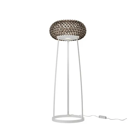 Foscarini Caboche Plus stojací lampa 178cm kouřově šedá Výhodná Nabídka