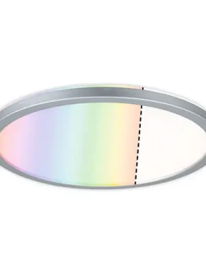 Aktuální Paulmann Atria Shine Panel dim chrom RGBW Ø29cm