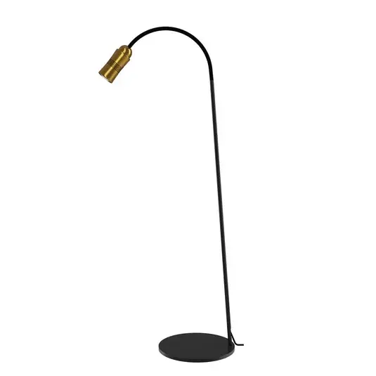 Akce Neo! Floor LED stojací lampa dim mosaz/černá