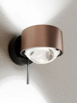 Hit Sezóny Puk! 80 Wall LED bodovka čočky čirá měď/černá