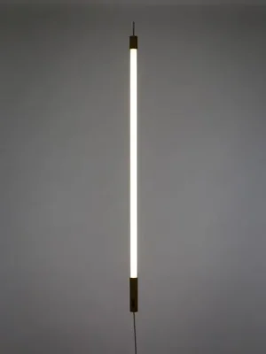SELETTI LED svítidlo Linea, bílé, dřevěné detaily, univerzální Cenová Bomba