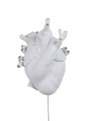 LED nástěnné světlo Heart Lamp z porcelánu, bílá Objednat Nyní