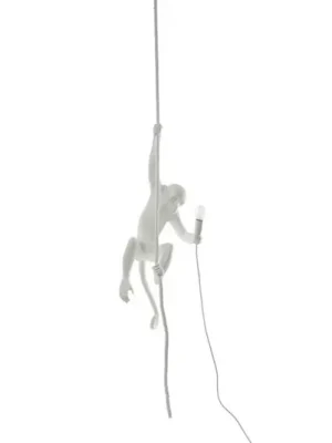 LED deko závěsné světlo Monkey Lamp, bílá, visící Objednat Nyní