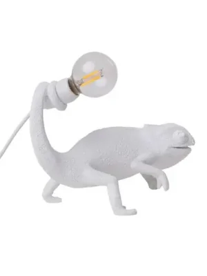 SELETTI LED dekorativní lampa Chameleon Lamp Still, bílá, USB Novinka