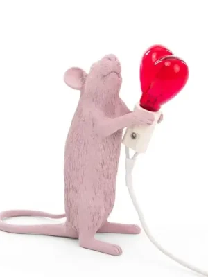 LED stolní lampa Mouse Lamp USB Valentine bílá Jen Po Omezenou Doba