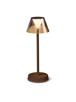 Nová Kolekce Ideal Lux Lolita LED terasové světlo, aku kávová