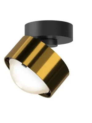Novinka Puk! 80 Move LED bodovka čočka matná mosaz/černá