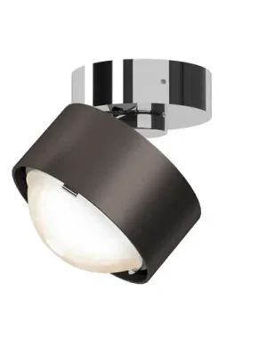 Puk! 80 Move LED bodovka čočka matná hnědé/chrom Speciální Cena