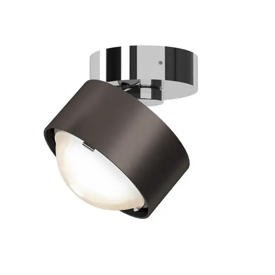 Puk! 80 Move LED bodovka čočka matná hnědé/chrom Speciální Cena