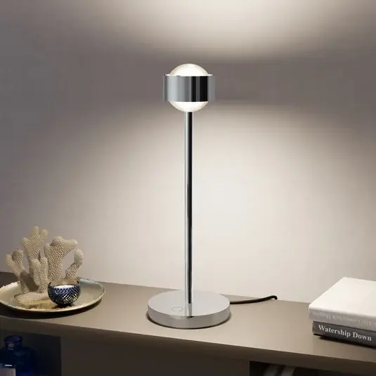 Puk! 80 Eye Table LED, matné čočky, chrom Sezónní Sleva