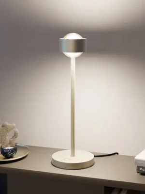 Autentický Puk! 80 Eye Table LED, matné čočky, nikl matný