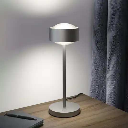 Speciální Cena Puk! 120 Eye Table LED, matné čočky, chrom matný
