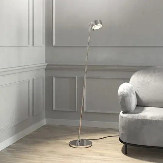 Časově Omezené Puk! 120 Floor LED čočky čirá/matná, chrom