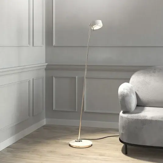 Levný Puk! 120 Floor LED čočky čirá/matná, bílá matná