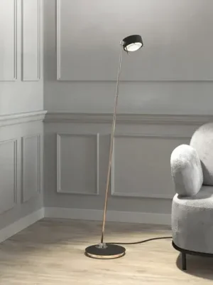 Hit Sezóny Puk! 120 Floor LED čočky čirá/matná, černá/chrom