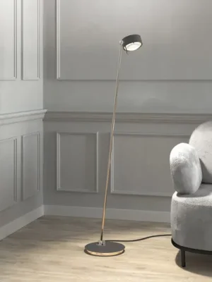 Puk! 120 Floor LED čočky čirá/matná antracit matný Novinka
