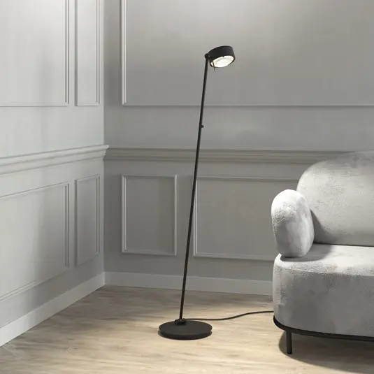 Finální Výprodej Puk! 120 Floor LED čočky čirá/matná, černá matná