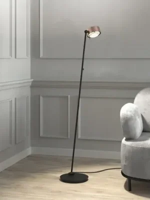 Cenový Hit Puk! 120 Floor LED čočky čirá/matná, měď/černá