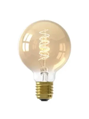 Jen Po Omezenou Doba Calex E27 G80 3,8W LED filament flex 821 zlatá dim