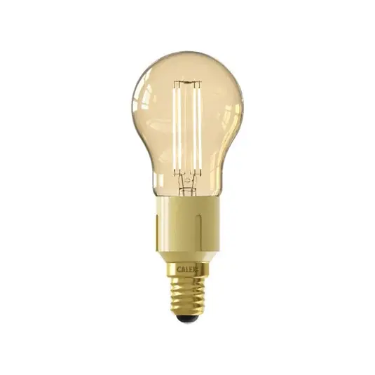 Vrácení Zdarma Calex Smart E14 4,9W LED filament zlatá 1800-3000K