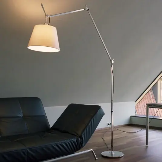 Artemide Tolomeo Mega LED Floor pergamen 36cm Vrácení Zdarma