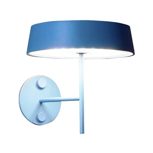 LED nástěnné světlo Miram s baterií stmívací modrá Omezená Nabídka
