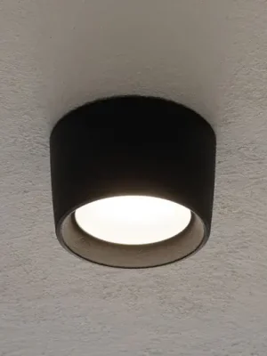 Svítidlo Livia Ø 16 cm černá/matná syntetická pryskyřice GX53 CCT Nejlepší Volba