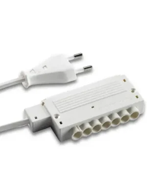Síťový připojovací kabel HVLCS V/2000, 2 m, 6cestný, zástrčka Značkový