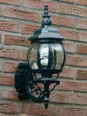 Top Prodej Venkovní nástěnná lampa Andrew z křišťálového skla stojící zelená